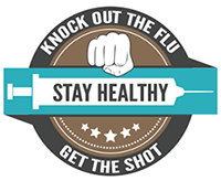 knock out the flu- get the shot