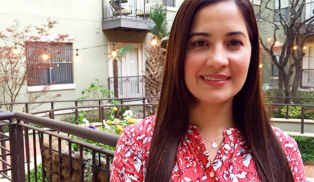 Hispanic young woman