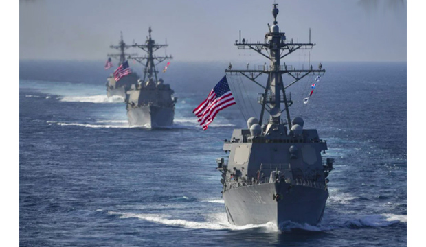 Three Navy ships