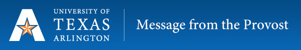 Message from the Provost