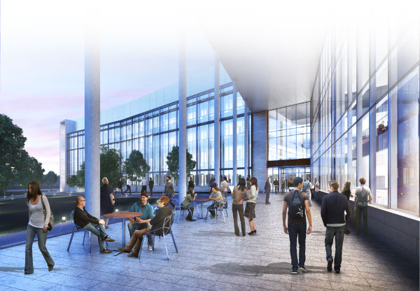 Rendering of the new SEIR building