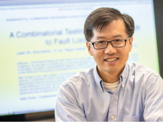 computer science Professor Jeff Lei