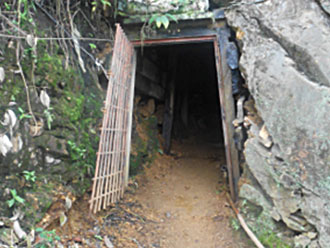 A mining camp