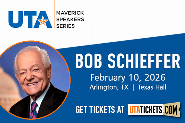 The U T A Maverick Speakers Series presents Bob Schieffer