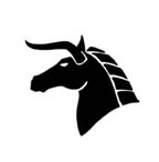 Horned Horse Mascot