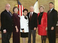 Military Science Hall of Honor Ceremony attendees