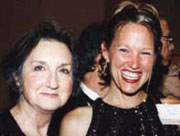 Honors Dean Carolyn Barros and honoree Sharon Neece.