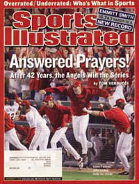 Sports Illustrated cover featuring former Maverick John Lackey
