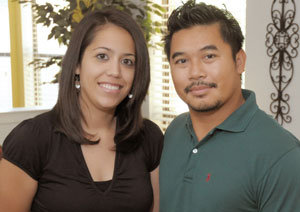 Sunny Soeun and wife Marissa