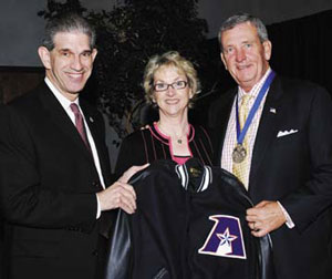 President Spaniolo with Cathy Franks and Gen. Tommy Franks