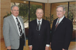 Col. C.A. Potter ('83), Capt. Ronald M. Rendleman ('63) and Lt. Col. David J. Anderson ('78)