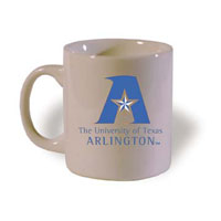 mug with new UT Arlington logo