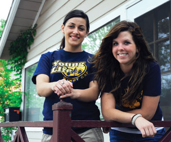 Sophomore Katie Parker mentors Lauren Arther of Lamar High School Sophomore Katie Parker mentors Lauren Arther of Lamar High School