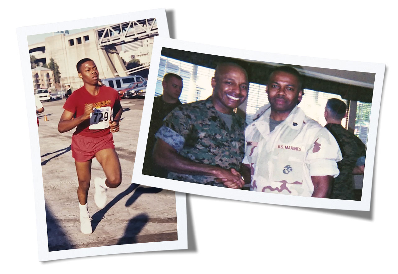 George Young during his military days