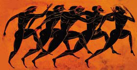 Illustration of ancient Olympics