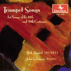 CD of Trumpet Songs