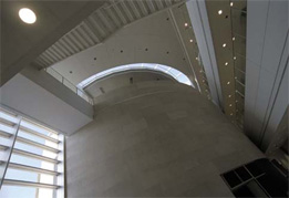 Inside view of the planetarium