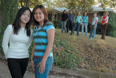 Diane Dinh and Trinh Nguyen