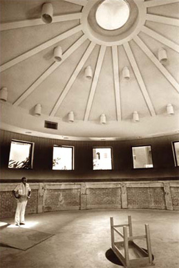 Inside view of the Roundhouse