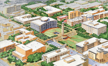 rendering from master plan