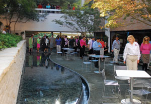 University Club courtyard