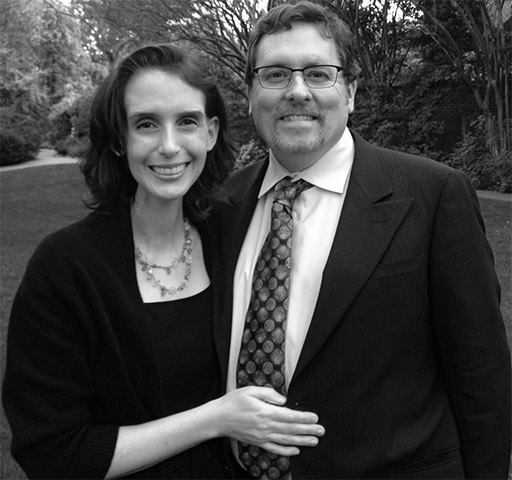 Serena Connelly with her husband, Tim Connelly