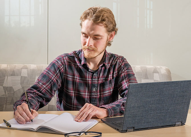 Christian Mason (’21 BSW), social work graduate student, is passionate about helping Texas communities